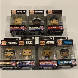 7 NFL Funko Keychains